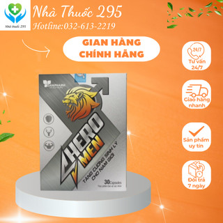 Viên nang Heromen DANIPHARM giúp bổ thận,tăng testosteron nam giới lọ 30 viên