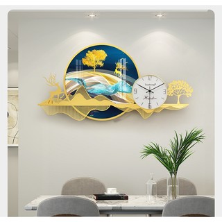 Đồng hồ treo tường, đồng hồ trang trí decor 3d size 105cm