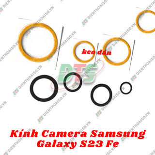 Mặt kính camera Samsung S23 FE sẵn keo dán
