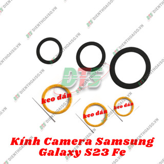 Mặt kính camera Samsung S23 FE sẵn keo dán