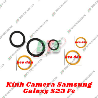 Mặt kính camera Samsung S23 FE sẵn keo dán