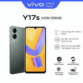 Điện thoại vivo Y17s - Xanh Rừng Rậm - Hàng Chính Hãng - 1 đổi 1 tháng đầu tiên - Bảo hành kỹ thuật 12 tháng