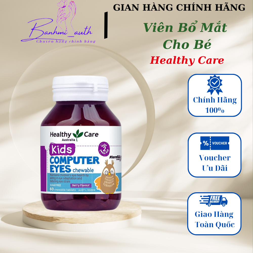 Viên Bổ Mắt Cho Bé Healthy Care Kids Computer Eyes Của Úc