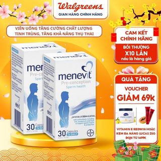 Viên uống tăng chất lượng tinh trùng Bayer Menevit Cho Nam Giới 30 viên của Úc