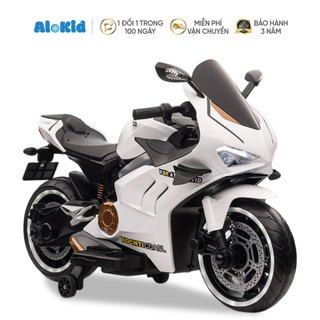 Siêu Xe Mô Tô Điện Alokid Ducati kích thước lớn cho bé 2-12 tuổi .Thiết kế tinh tế hiện đại Món quá cho bé yêu của bạ