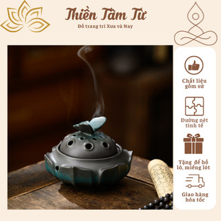 Lư xông trầm chất liệu gốm cao cấp,lư bướm, lò đốt trầm,lư xông trầm hương, đàn hương,đồ trang trí