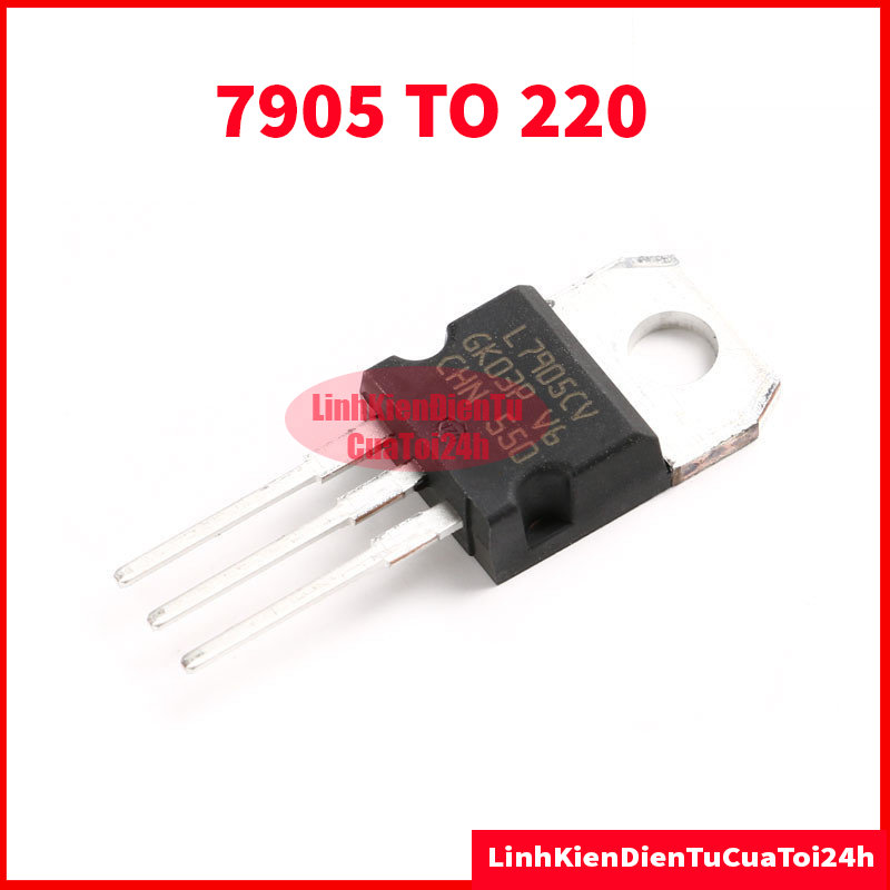 COMBO 3 CON IC Ổn Áp Nguồn Âm 5V 7905 L7905 L7905CV LM7905 7905CV 1.5A TO-220 Chân Cắm