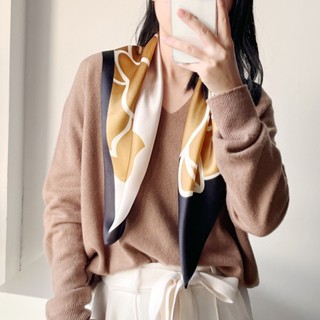 Khăn lụa thời trang bắt mắt bandana sang trọng xinh xắn quàng cổ THY THY STORE Khăn lụa thời trang bắt mắt bandana đẹp