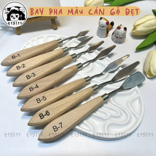 [t15l11] Bay lẻ pha mài màu sáp dầu,acrylic