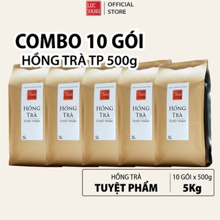 Combo 10 hồng trà, trà đen nguyên liệu làm trà sữa trân châu tuyệt phẩm 500g