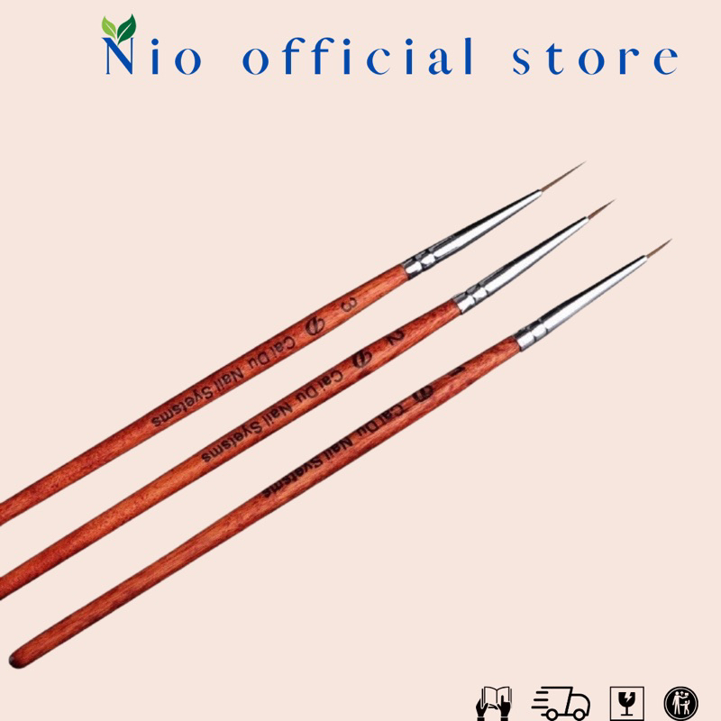 Cọ vẽ nét cán gỗ ( giá 1 cây )