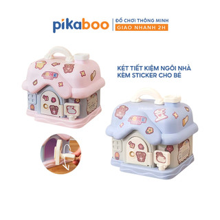 Đồ chơi két sắt mini hình ngôi nhà cao cấp Pikaboo giúp bé học cách tiết kiệm chất liệu nhựa an toàn