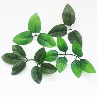 Phụ kiện làm hoa hồng, hoa lụa (dây kẽm nhựa, lá xanh, đài hoa, cuống)