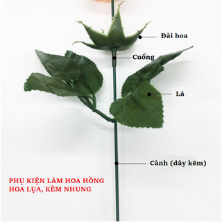 Phụ kiện làm hoa hồng, hoa lụa