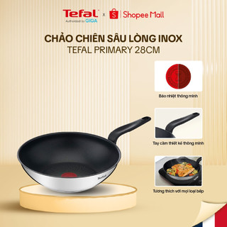  Chảo xào sâu lòng Tefal Primary 28cm E3091904 - Tương thích với tất cả các mặt bếp bao gồm cả bếp từ