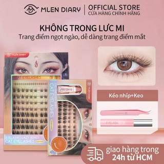 Mlen Diary Mi giả CÁO tự gắn phong cách mắt Cáo quyến rũ dễ gắn dễ dùng sắc sảo mắt to tự nhiên