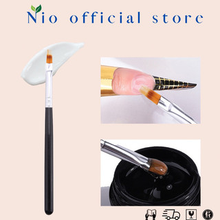 Cọ ombre cọ tán omber( đầu dẹt , cán gỗ đen)