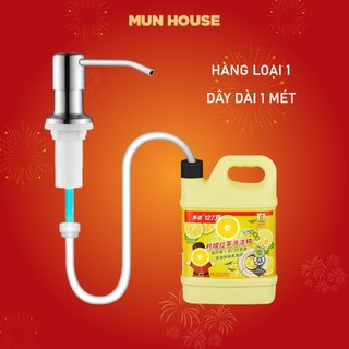 Vòi dẫn nước rửa chén inox 304 gắn bồn rửa bát