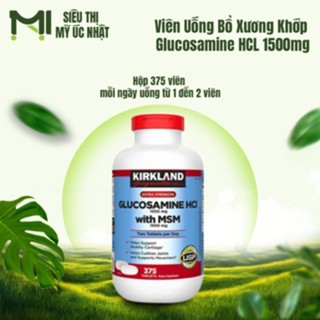 Viên uống Glucosamine HCL 1500mg With MSM 1500mg 375 viên - Glucosamin Kirkland