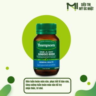 Viên hỗ trợ tuần hoàn não Thompson's One A Day Ginkgo 6000mg 60 viên