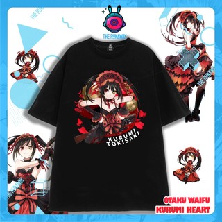 Áo phông Otaku Waifu: Kurumi Tokisaki 100% cotton cho Nam / Nữ by The Runaway