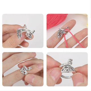 Nhẫn công đeo tay hỗ trợ móc len