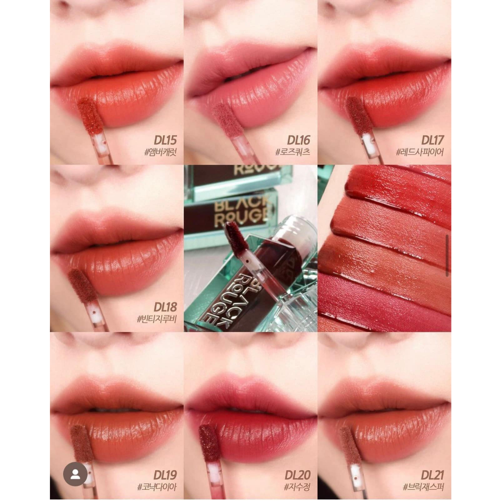 Son Kem Lì Black Rouge Double Layer Over Velvet Đủ Màu - LAMII BEAUTY