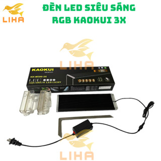 Đèn LED Máng Nhôm 3 in 1 Siêu Sáng RGB - Đèn Led Máng Không Đỏ Nước KaoKui Cho Bể Cá
