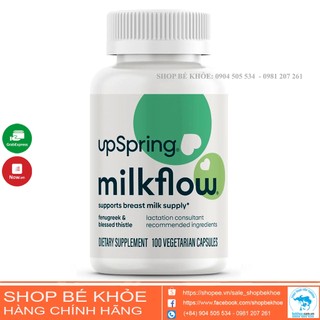 Lợi sữa Upspring Milkflow cỏ cari mỹ - 1800mgr