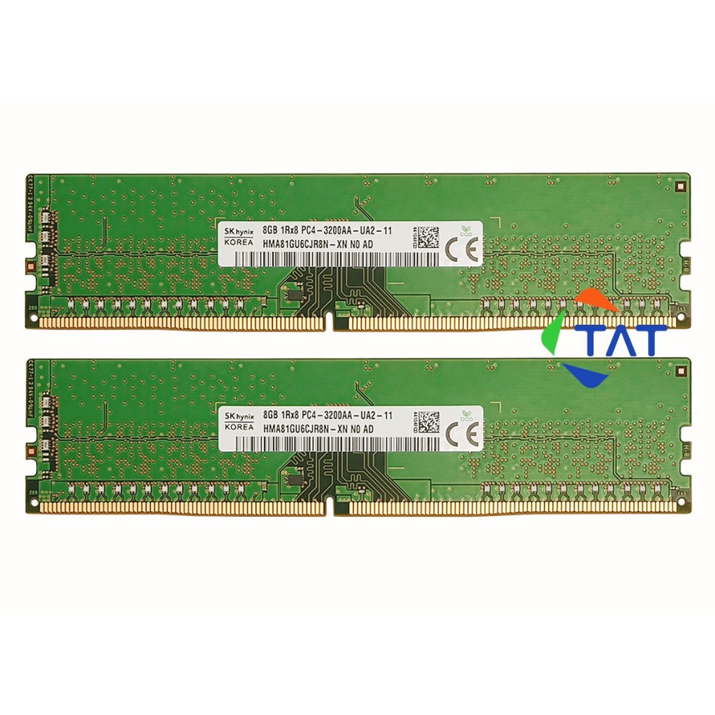 Ram PC 8GB 3200Mhz DDR4 Hynix Kingston Samsung Micron Chính Hãng - Bảo hành 3 năm 1 đổi 1