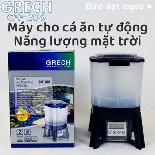 Máy cho cá Koi ăn tự động SunSun CFF 206 năng lượng mặt trời