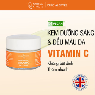 Kem dưỡng sáng làm mịn đều màu da Vitamin C Face Cream NATURAL XTRACTS  100ml