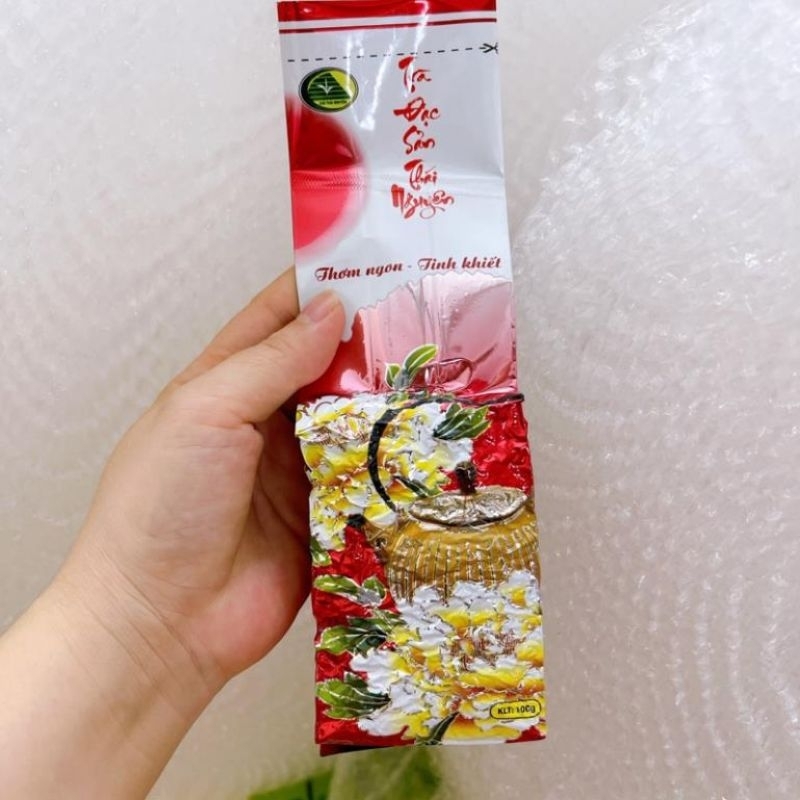 Trà Thái Nguyên - Chè búp giá rẻ đóng gói gói 100g chất lượng cao - đóng hàng quà tết, biếu tặng tuyệt vời