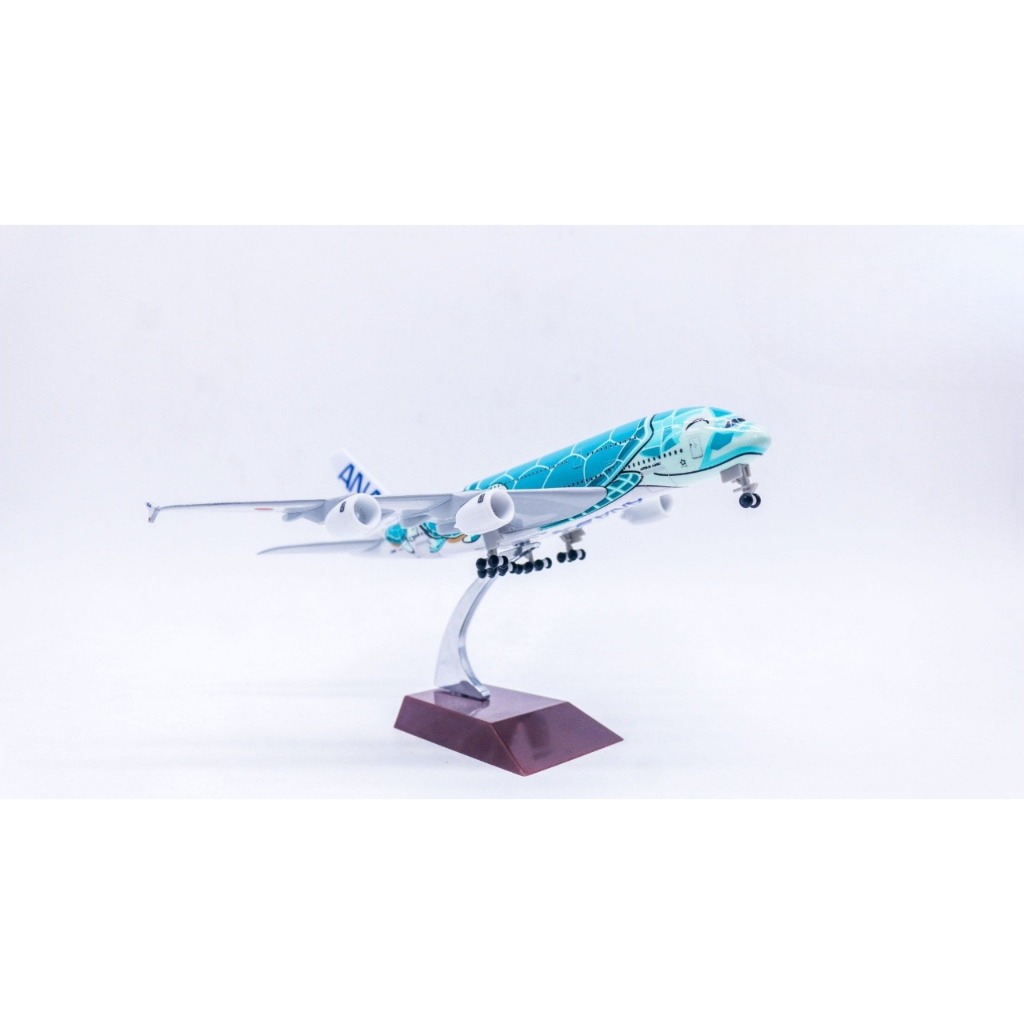 Mô hình máy bay Nhật Bản ANA Airlines Airbus A380 baby blue kích thước 20cm MB20087