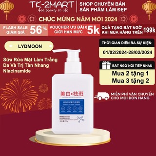 Sữa rửa mặt white sữa rửa mặt trắng da150g Làm sạch lỗ chân lông Làm sáng dưỡng trắng da Rửa mặt tẩy trang