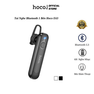  Tai nghe bluetooth Hoco E63 tai nghe 1 bên có mic đàm thoại chuyên dụng 6h nghe nhạc. 