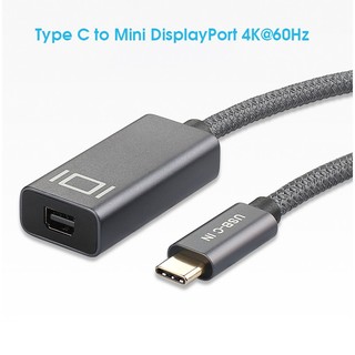Cáp chuyển đổi Type C sang Mini Displayport 4k@60Hz dây dù cao cấp