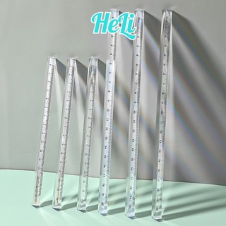 Thước kẻ tam giác trong suốt sáng tạo kích thước 15cm/ 20cm
