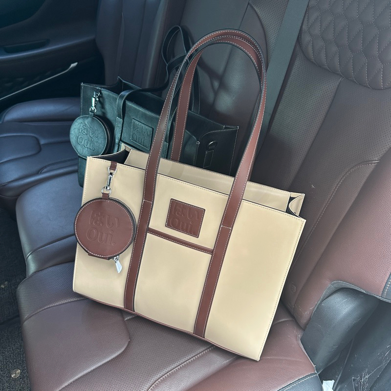 [ Tặng Ví Da Tròn Treo Túi ] Minato Leather Bag - Túi Da Thiết Kế Cao Cấp/ Túi Tote Da Laptop - OUI THEBRAND | BigBuy360 - bigbuy360.vn