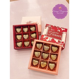 Hộp kẹo socola 9 viên tặng 8.3 - quà valentine - quà tặng người yêu - quà tặng bạn gái, bạn trai - unique fragrance
