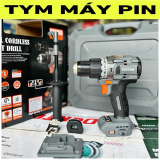 M21-id13100plus✨xám/ xung/ k xung/ máy khoan bắt vít pin 3cn dekton 100nm 21v– tym máy pin