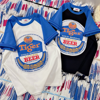 Áo thun Babytee Zip thái Hàng co giãn tiger