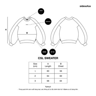 CSL BOXY SWEATER - ÁO DÀI TAY