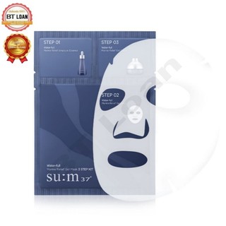 Combo 5 miếng mặt nạ dưỡng căng bóng dưỡng tăng độ đàn hồi lán mượt cho da Sum37 Water full mask