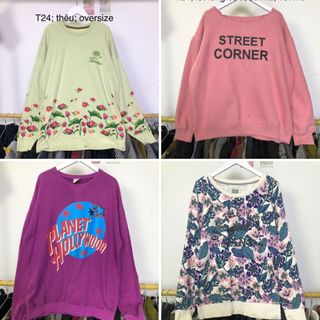Áo thun, áo nỉ thu đông nữ si tuyển 2hand, nhiều kiểu nhiều mẫu, kiểu dáng thời trang