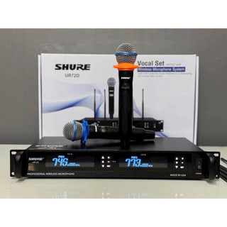 Micro karaoke không dây cao cấp Shure UR-72D Mẫu mới 2024, Là dòng micro chuyên cho sự kiện, karaoke gia dình, dịch vụ…