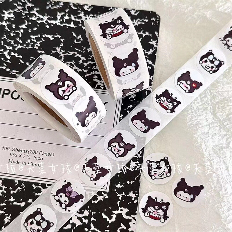 Sticker cuộn 500 hình dán One Piece /Naruto /Sanrio /Pokemon /Conan/Sakura card captor