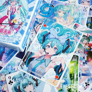 Bài tây hatsune miku, tú lơ khơ , anime manga - poker qb - 54 lá