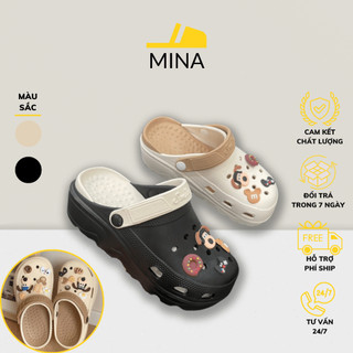 SANDAL NỮ DÉP SỤC BÁNH MÌ QUAI HẬU CHẤT EVA SIÊU NHẸ ÊM CHÂN _ MINA