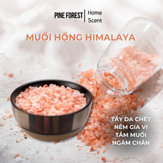 Muối Hồng Himalaya Gia Vị Nêm, Tấy Da Chết 500Gr Nguyên Hạt và Xay Nhuyễn